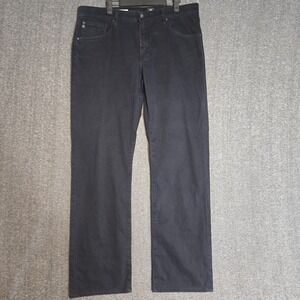 AG Adriano Goldschmied Men's Jeans 36x34 The Protege Straight Leg Black